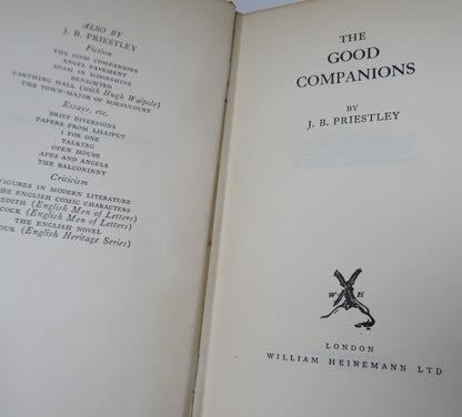 The Good Companions By J.B. Priestley 1931, Antique Book book image 5