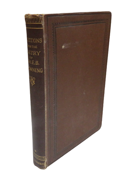 A Selection From The Poetry Of Elizabeth Barrett Browning 1884 book front cover