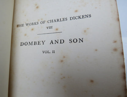 The Works Of Charles Dickens VIII - Dombey And Son Vol.2  The London Edition book image 4