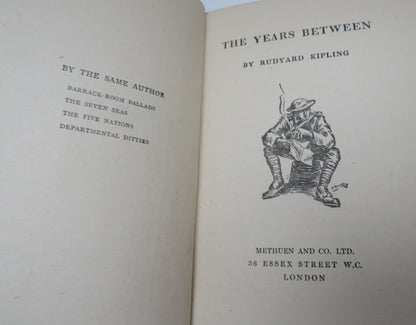The Years Between By Rudyard Kipling - 1919 1st Edition book image 3