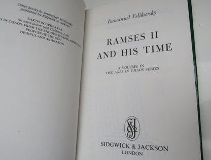 Ramses II And His Time A Volume In The Ages In Chaos Series By Immanuel Velikovsky book image 3