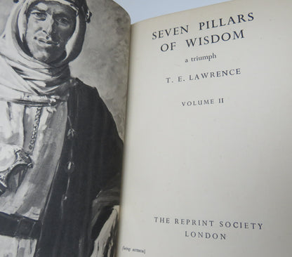 Seven Pillars Of Wisdom A Triumph BY T.E.Lawrence Volume II book image 3