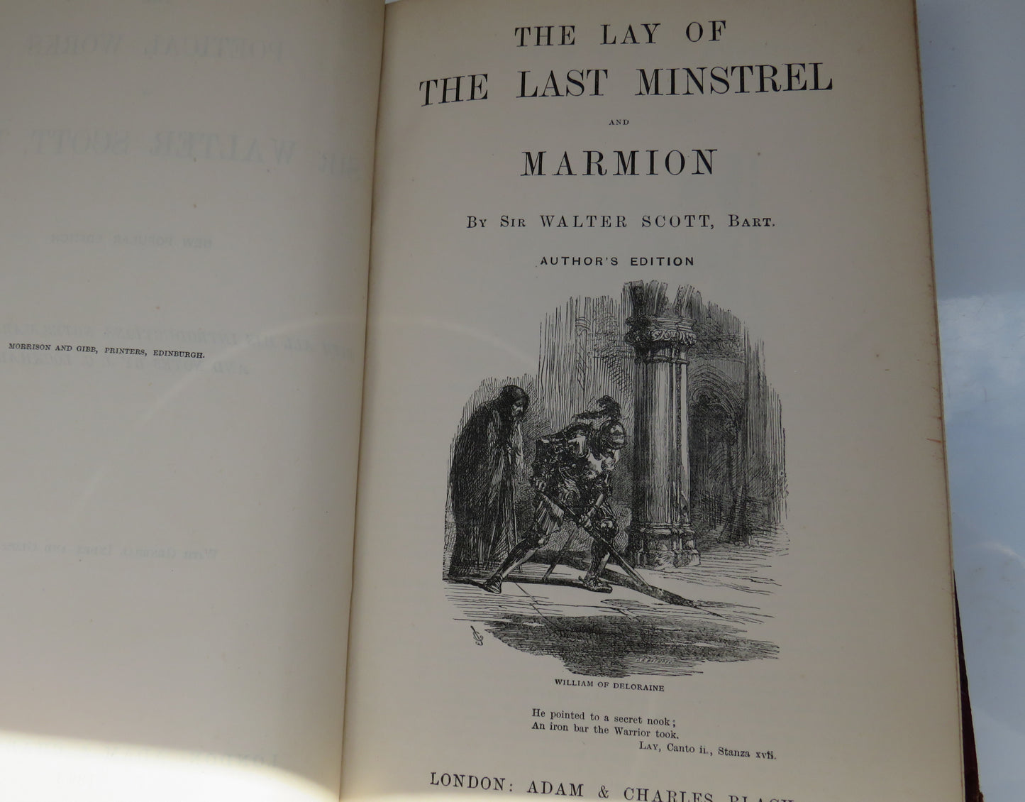 The Lay Of The Last Minstrel And Marmion By Sir Walter Scott 1892