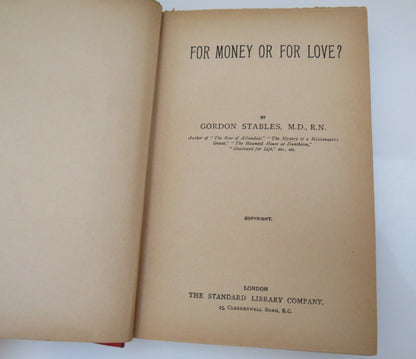For Money or For Love by Gordon Stables book image 3