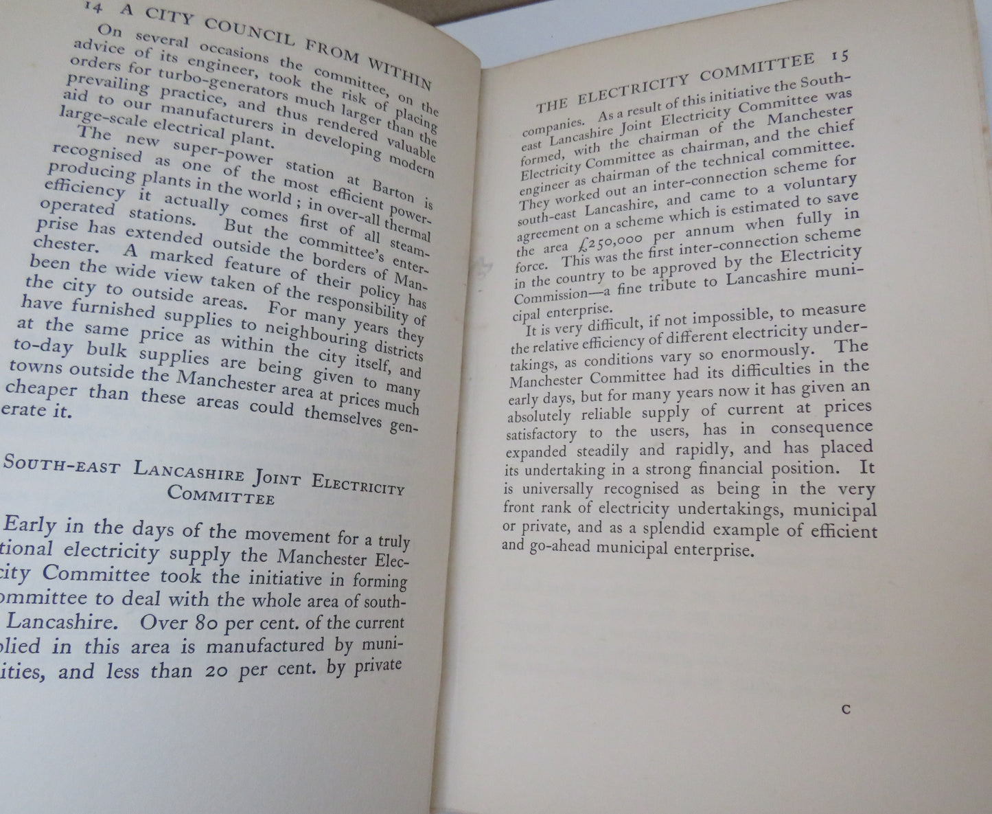 A City Council From Within by E.D Simon 1926