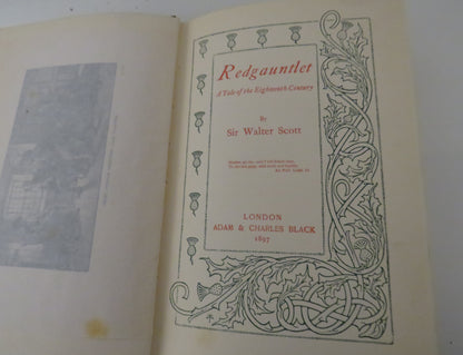 Redgauntlet, A Tale of the Eighteenth Century By Sir Walter Scott 1897 book image 4