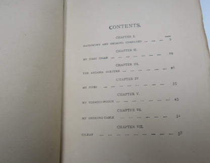 My Lady Nicotine By J.M. Barrie 1892 4th Edition book image 5
