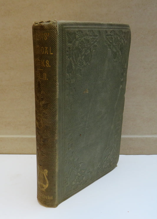 The Poetical Works Of Robert Burns By The Rev George Gilfillan 1856 Volume II