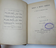 Load image into Gallery viewer, When A Man&#39;s Single A Tale Of Literary Life By J.M.Barrie 1894
