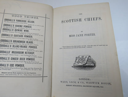 The Scottish Chiefs By Miss Jane Porter book image 3