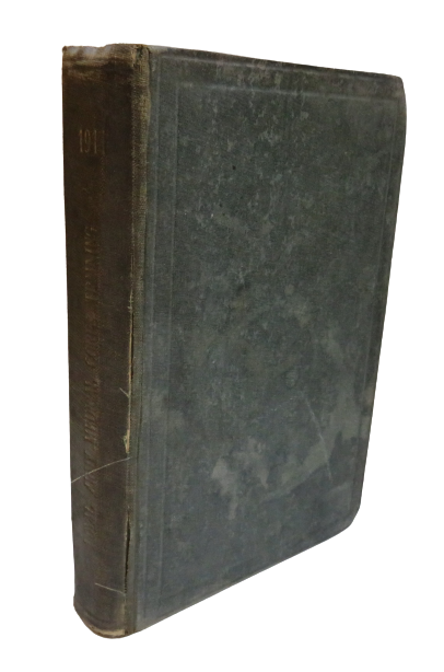 Royal Army Medical Corps Training 1911 - Official Copy book front cover