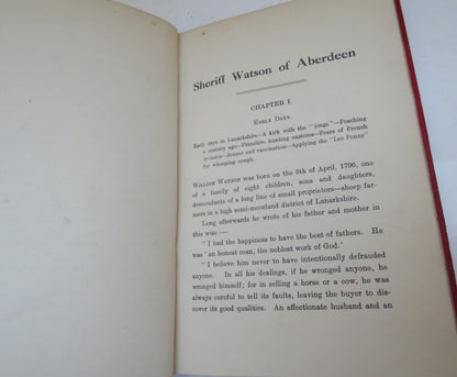 Sheriff Watson Of Aberdeen The Story Of His Life and His Work For The Young By His Grand-Daughter Ma book image 5