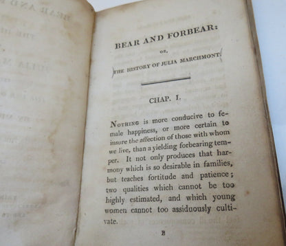 Bear and Forbear; Or The History Of Julia Marchmont Intended For The Use Of Young Ladies By Miss Woo book image 5