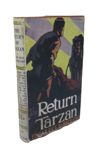 The Return Of Tarzan By Edgar Rice Burroughs 1920 book front cover