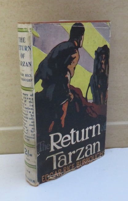 The Return Of Tarzan By Edgar Rice Burroughs 1920 book image 2
