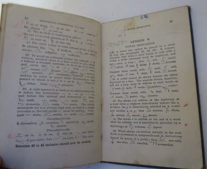 Pitman's Shorthand Commercial Course A Series Of Lessons In Sir Isaac Pitman's System of Shorthand N book image 6