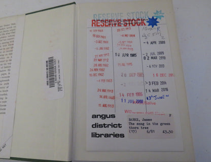 The Song In The Green Thorn Tree A Novel Of The Life and Loves Of Robert Burns By James Barke 1975 book image 3