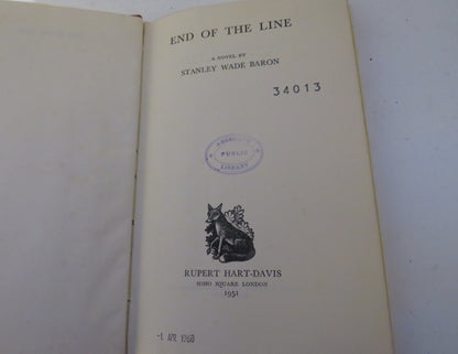 End Of The Line A Novel By Stanley Wade Baron 1951 book image 4
