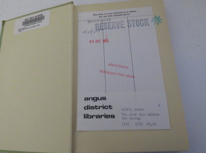 The Wind That Shakes The Barley by James Barke, A Novel of the Life & Loves of Robert Burns, Antique book image 3