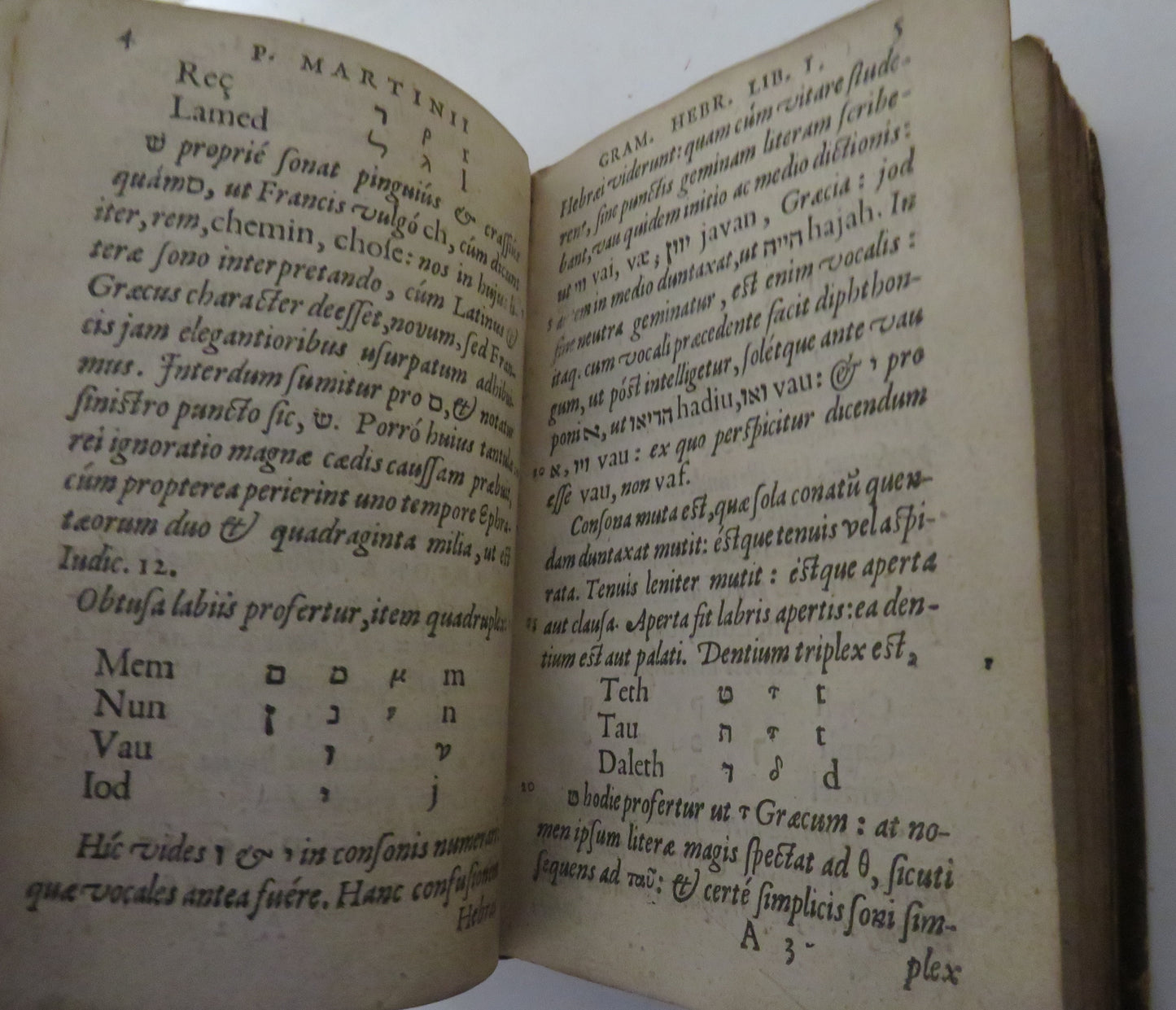 Grammatica Hebraeae Libri Dvo By Petri Martinii 1607