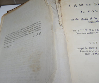 An Institute Of The Law Of Scotland In Four Books / In Two Volumes / Volume One book image 4