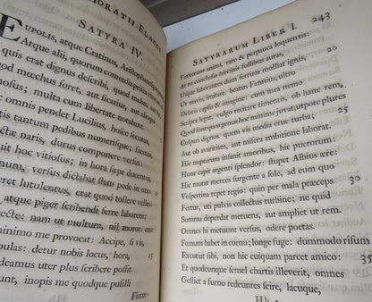 Quinti Horatii Flacci Opera Ad Optimorum Exemplarium Fidem Recensita 1699 book image 8