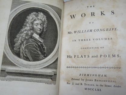 The Works Of Mr. William Congreve In Three Volumes 1761 book image 5