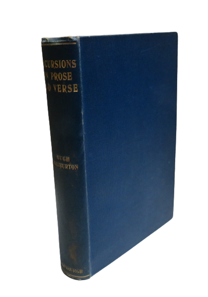 Excursions In Prose And Verse By Hugh Haliburton 1905 book front cover