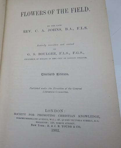 Flowers Of The Field By The Late Rev. C. A. John's 1902 book image 3