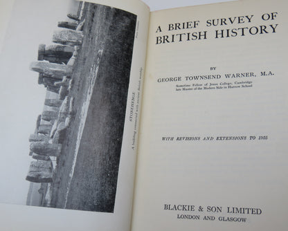 A Brief Survey Of British History By George Townsend Warner book image 4