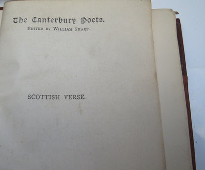 The Caterbury Poets 4 Books - Robert Burns, Scottish Verse, Scott's Poetical book image 4