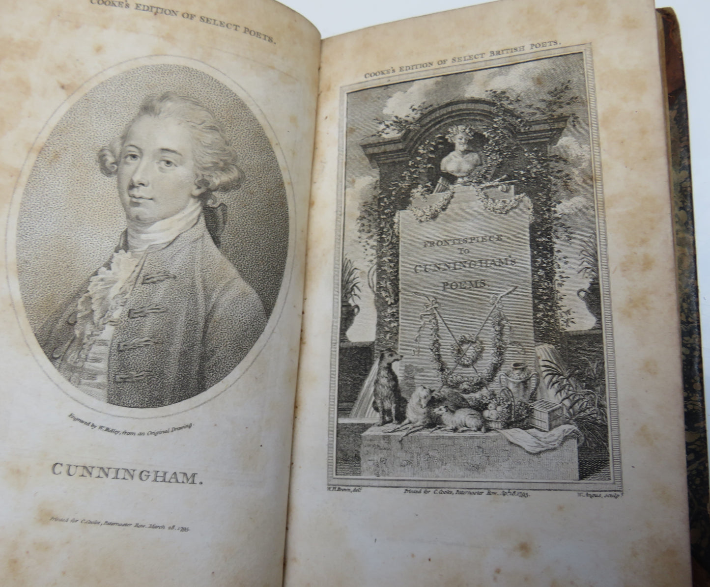 Cunningham & Dodsley's Works Forming Part Of Cooke's Pocket Edition British Poet