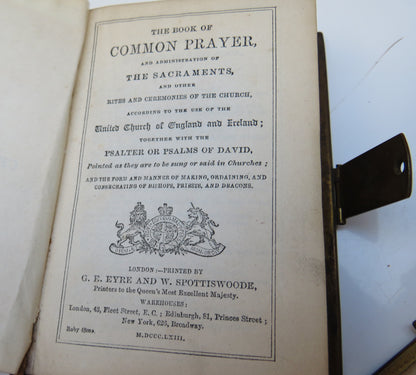 The Book Of Common Prayer United Church Of England & Ireland 1863 book image 6