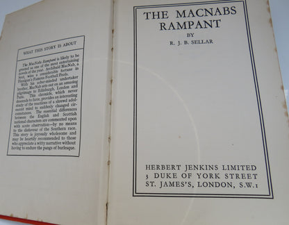The Macnabs Rampant By R.J.B Sellar 1937 book image 4
