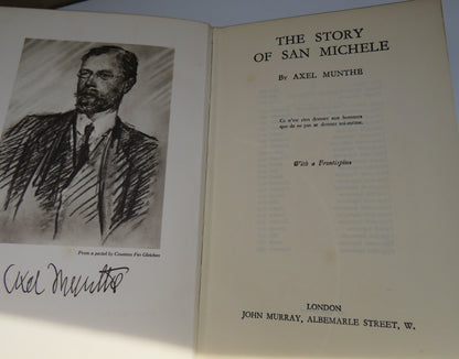 The Story Of San Michele By Axel Munthe 1935 book image 4
