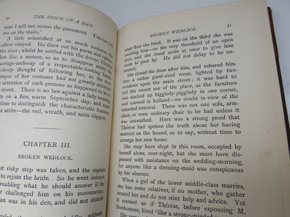 The Bride Of A Day (Grippe-Soleil) A Story Of Paris Life By Fortune Du Boisgobey 1887 book image 4