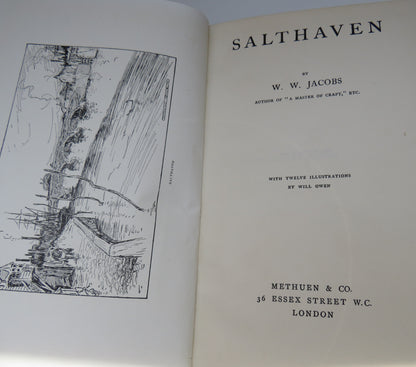 Salthaven By W.W. Jacobs 1908 First Edition book image 3