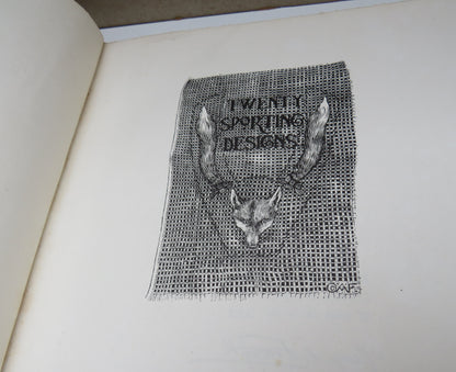 Twenty Sporting Designs With Selections From The Poets By George A.Fothergill Author Signed book image 4