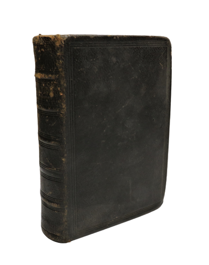 The Holy Bible Containing The Old And New Testaments Antique Book book front cover