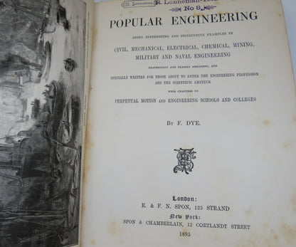 Popular Engineering, Civil, Mechanical, Electrical, Chemical, Military and Naval Engineering By F. D book image 4