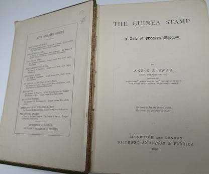 The Guinea Stamp A Tale Of Modern Glasgow By Annie S. Swan 1892 book image 4