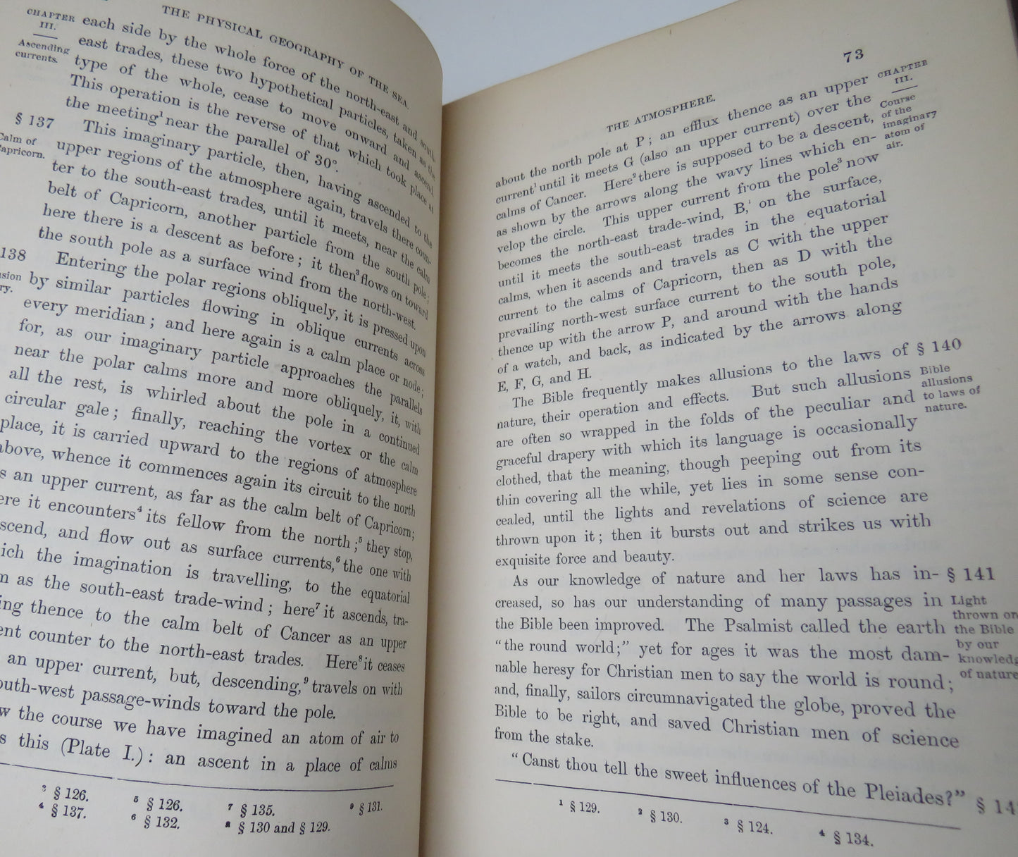 The Physical Geography Of The Sea By Lieutenant M.F. Maury 1893
